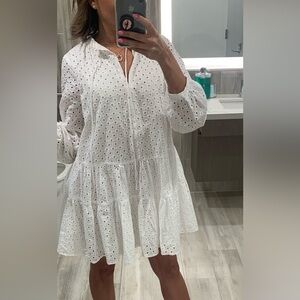 ASOS White Eyelet Dress